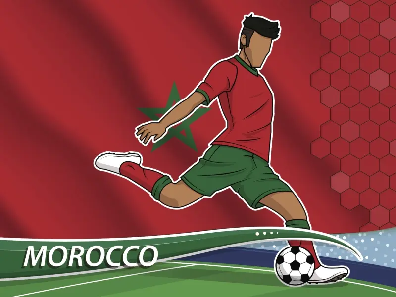 عبارات وكلمات فوز منتخب المغرب