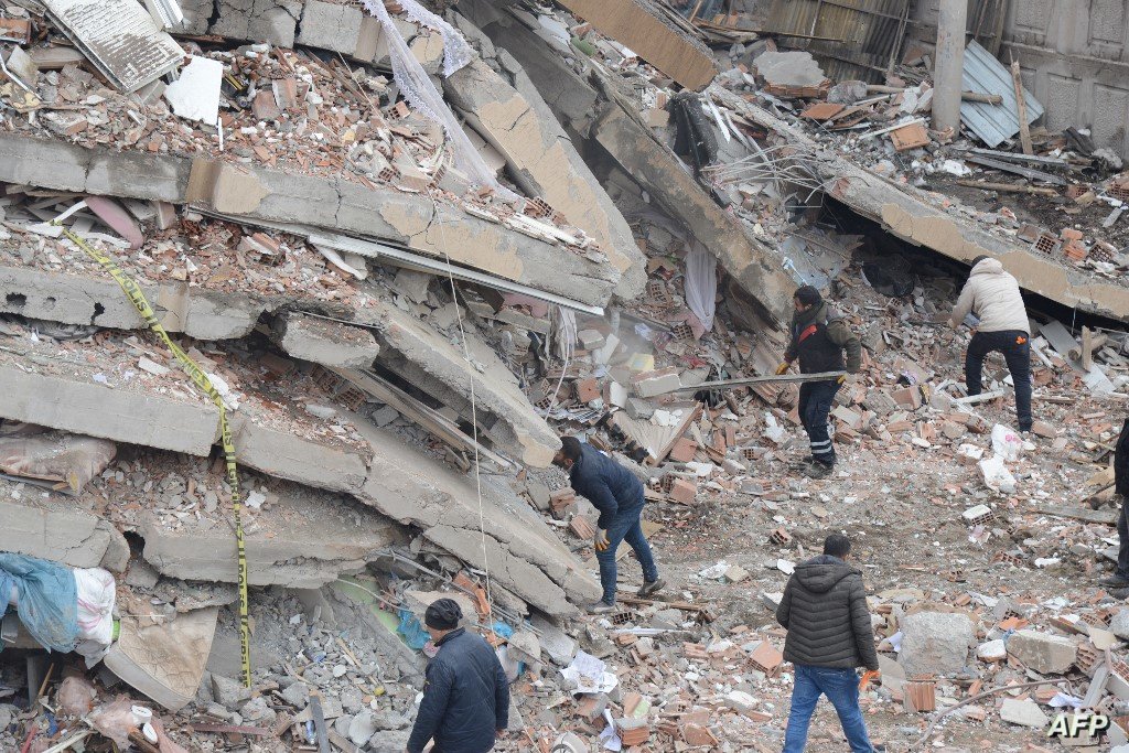 المدن المتضررة من الزلزال في تركيا