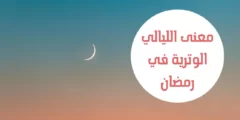 ما معنى الليالي الوترية في شهر رمضان المبارك